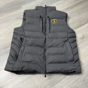 Zavetti Canada Men’s Gilet Medium Full Zip Jacket Gray